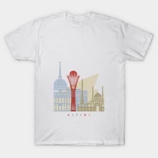 Astana skyline poster T-Shirt